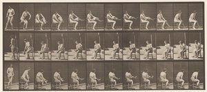 418. tábla. WC, ülés és harisnyafelhúzás, 1872-1885 alkotó: Eadweard Muybridge