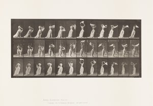 Tányér 421. WC; Kézkendőt a vállak köré dobni alkotó: Eadweard Muybridge