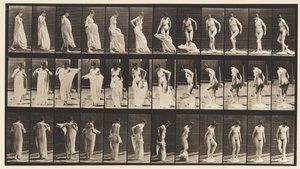 Tányér 431. WC; Ruha levétele alkotó: Eadweard Muybridge