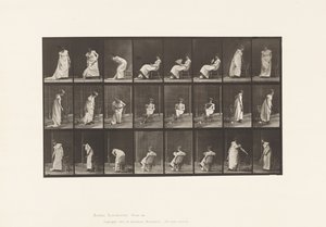 518. tábla. Ülés, felkelés stb., 1885 alkotó: Eadweard Muybridge