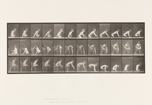 538. tábla. Comb kettős amputációja; Fiú; A, Előrelépés alkotó: Eadweard Muybridge