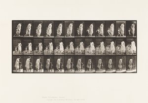 72. tábla. Futó, vezető gyerek (70) a kézben alkotó: Eadweard Muybridge