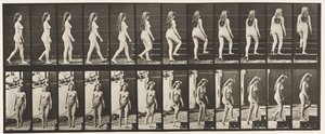 99. tábla. Forduló és felszálló lépcsők alkotó: Eadweard Muybridge