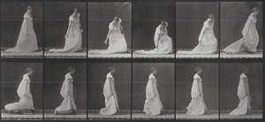 207. számú tábla. Lehajlás és az uszály felemelése alkotó: Eadweard Muybridge