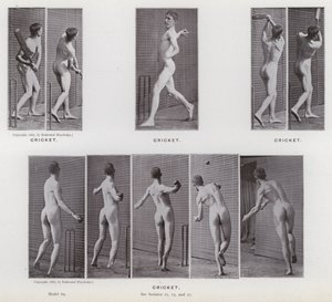 Mozgó emberi alak: Tücsök (f/w fotó) alkotó: Eadweard Muybridge