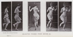 Mozgó emberalak: Válogatott fázisok az 55-ös sorozatból (f/w fotó) alkotó: Eadweard Muybridge