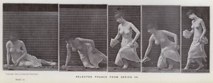 Az emberi alak mozgásban: Válogatott fázisok az 56-os sorozatból (f/w fotó) alkotó: Eadweard Muybridge