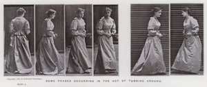 A mozgásban lévő emberi alak: A megfordulás néhány fázisa (f/w fotó) alkotó: Eadweard Muybridge