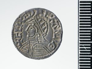 Penny of Æthelred II, londoni pénzverde, 978 (ezüst) (a 3706819 előlapja) alkotó: Ealdgar Ealdgar