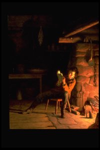 Lincoln gyermekkora alkotó: Eastman Johnson