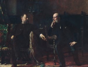 A finanszírozási törvény, 1881. alkotó: Eastman Johnson