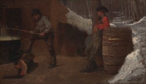 The Sugar Camp (más néven Making Maple Sugar vagy Susan Ray alkotó: Eastman Johnson