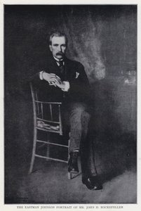 John D Rockefeller Eastman Johnson portréja alkotó: Eastman after Johnson