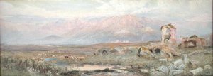 Campagna, Róma közelében alkotó: Ebenezer Wake Cook