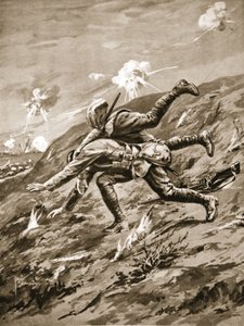Hall színőrmester halálosan megsérül, amikor megpróbálta megmenteni egy sebesült elvtársat alkotó: Edgar Alfred Holloway