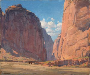 Canyon Portal, 1935 körül (olaj, vászon) alkotó: Edgar Alwin Payne