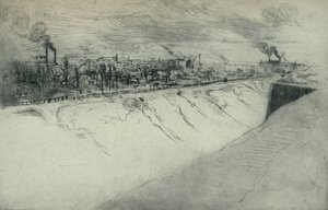 St Ouen Párizs erődítményei felől nézve, 1915