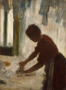 Vasaló nő, 1873 alkotó: Edgar Degas