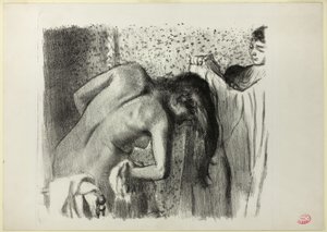 Fürdő után (nagy változat) alkotó: Edgar Degas