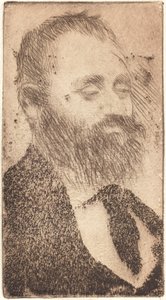 Alphonse Hirsch, 1875. alkotó: Edgar Degas