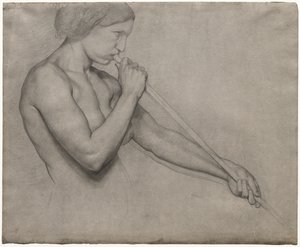 Angyal trombitát fúj alkotó: Edgar Degas