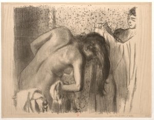Fürdés után alkotó: Edgar Degas