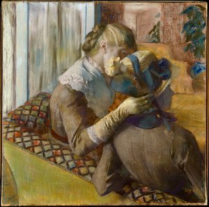 A kalaposnőnél alkotó: Edgar Degas
