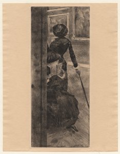 A Louvre-ban: Festészet, Mary Cassatt alkotó: Edgar Degas