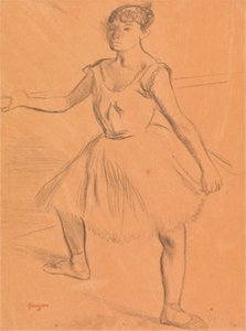 Balerina a bárban áll alkotó: Edgar Degas