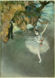 Balett vagy A csillag vagy táncos a színpadon alkotó: Edgar Degas