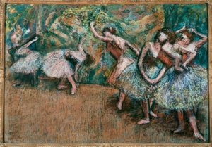 Ballettszene alkotó: Edgar Degas