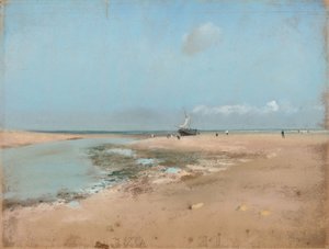 Strand apálykor (a folyó torkolatánál) alkotó: Edgar Degas