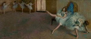 A balett előtt, 18901892. alkotó: Edgar Degas