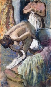 Reggeli a fürdő után alkotó: Edgar Degas