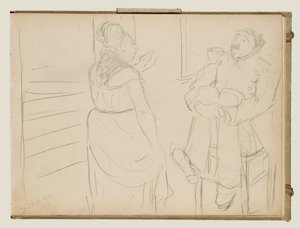 Bordélyház jelenet alkotó: Edgar Degas