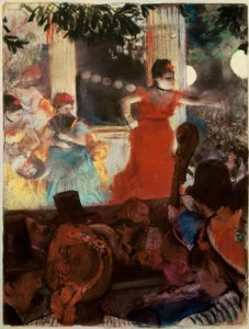 Kávézó-koncert nagyköveteknek alkotó: Edgar Degas