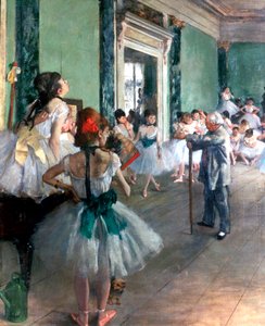 Tánctanfolyam, 1874 alkotó: Edgar Degas