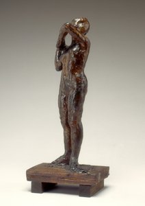 Táncosnő, aki megigazítja a vállpántját, 1880-as, 1890-es évek. alkotó: Edgar Degas