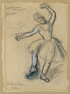 táncolni; Táncos, 1880-as évek alkotó: Edgar Degas