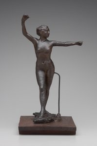 Táncos táncra kész jobb lábbal előre, 1882-95 (viasz és vegyes technika)