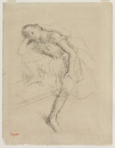 Táncos nyugalomban, c. 1895. alkotó: Edgar Degas