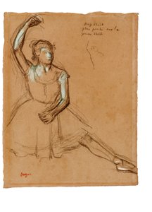 Táncos elölnézet alkotó: Edgar Degas