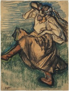 Táncosnő ukrán viseletben alkotó: Edgar Degas