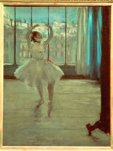 Táncosnő egy ablak előtt alkotó: Edgar Degas