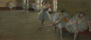 Táncosok az osztályteremben, 1880 körül alkotó: Edgar Degas