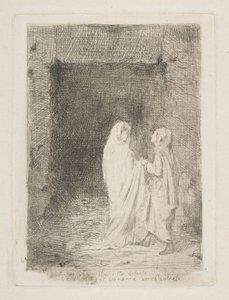 Dante és Vergilius, 1857. alkotó: Edgar Degas