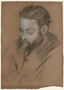 Diego Martelli, 1879. alkotó: Edgar Degas