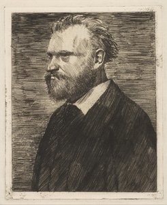 Edouard Manet, Bust-Length Portré, 1864-65. alkotó: Edgar Degas