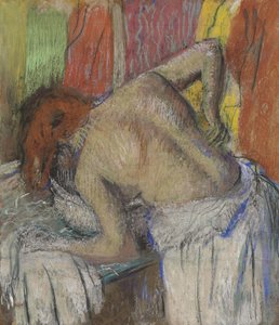 Hátát felmosó nő, c. 1895. alkotó: Edgar Degas