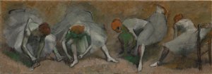 Táncosok fríze, c. 1895. alkotó: Edgar Degas